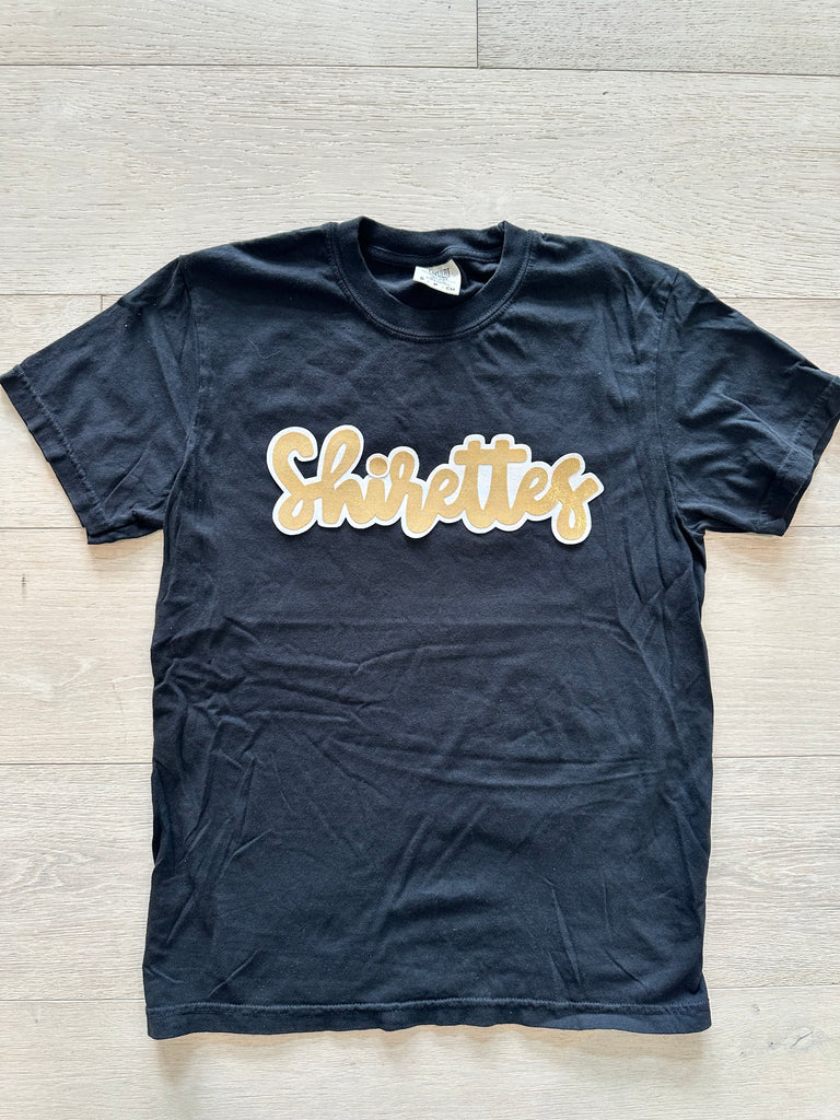 SHIRETTES - BLACK COMFORT COLORS TEE (YOUTH + ADULT)