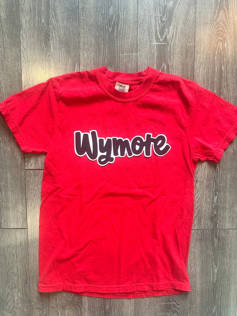 WYMORE - RED COMFORT COLORS TEE - YOUTH + ADULT