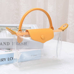 MiMi Wholesale - CB781 Gladys Clear Gameday Mini Crossbody Bag: Red