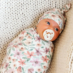 Copper Pearl - Knit Swaddle Blanket - Natalie