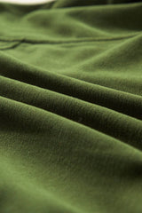 Pretty Bash - Quarter Zip Kangaroo Pocket Sweatshirt: Light Grey / M