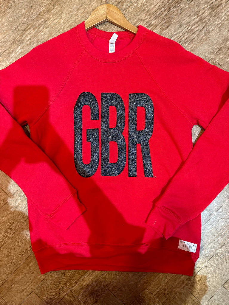 BLACK SPARKLE GBR - RED SPONGE CREW