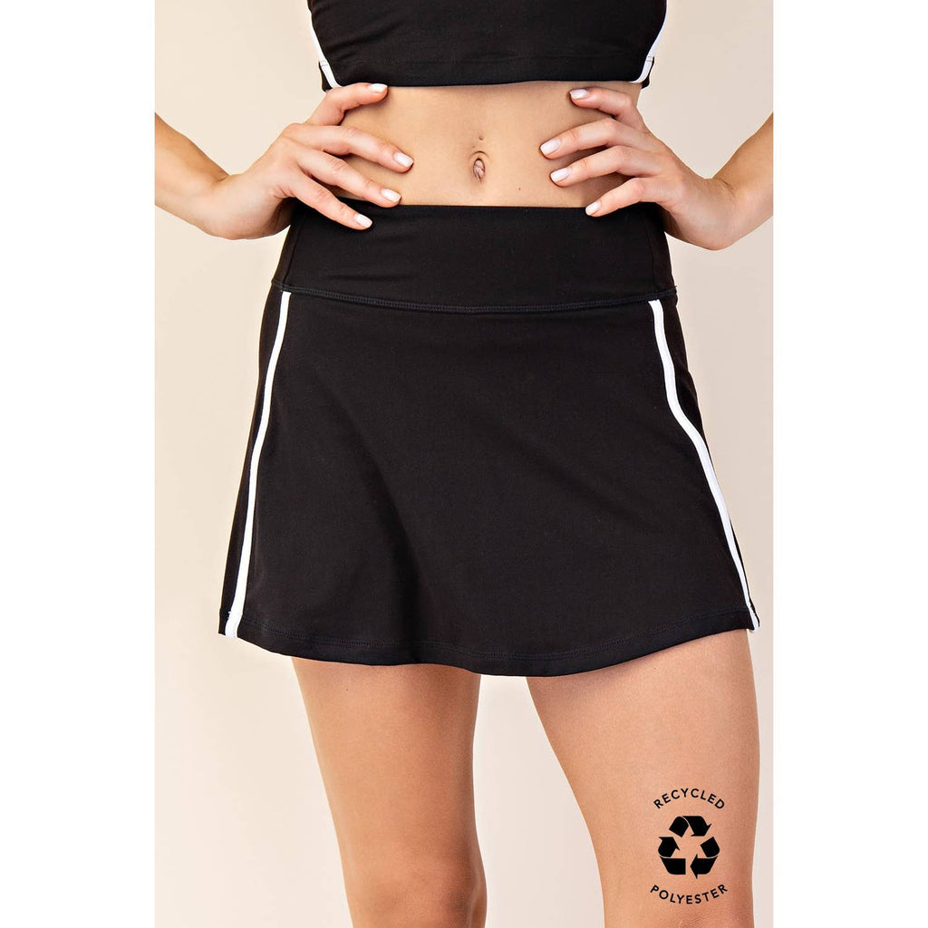 Rae Mode - RECYCLED BUTTER SKORT: Red/White / S-M-L(2-2-2)