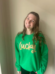 GOLD METALLIC LUCKY - GREEN CREW