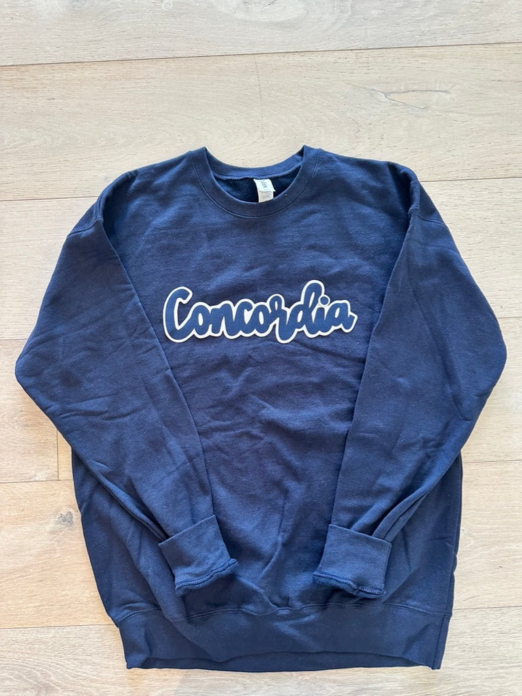 MODERN NAVY/WHITE CONCORDIA - NAVY TULTEX CREW (YOUTH + ADULT)