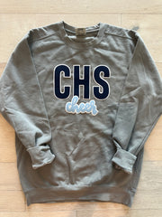 CHS CHEER  - GREY COMFORT COLORS CREW