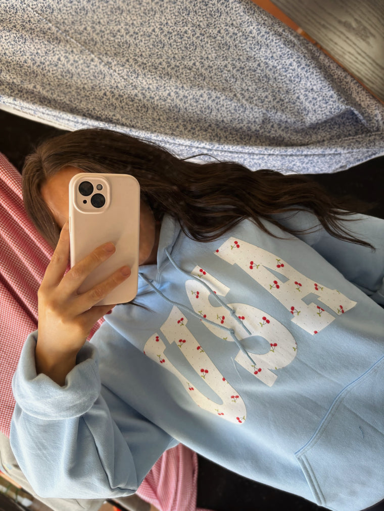 CHERRY USA - LIGHT BLUE HOODIE