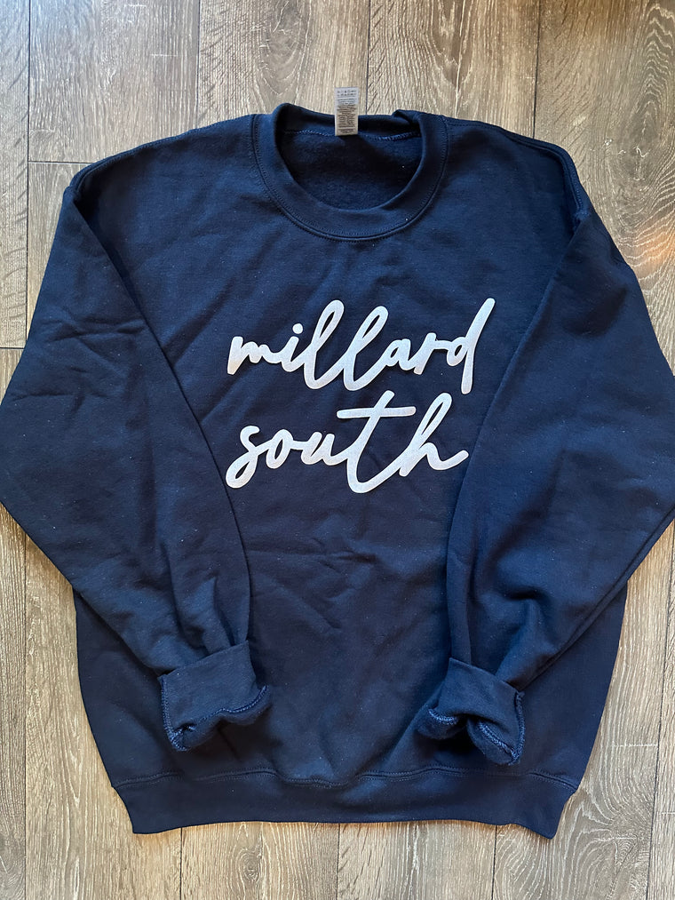 MILLARD SOUTH - NAVY GILDAN CREW
