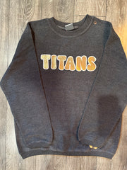 TITANS - GREY RIBBED CREW