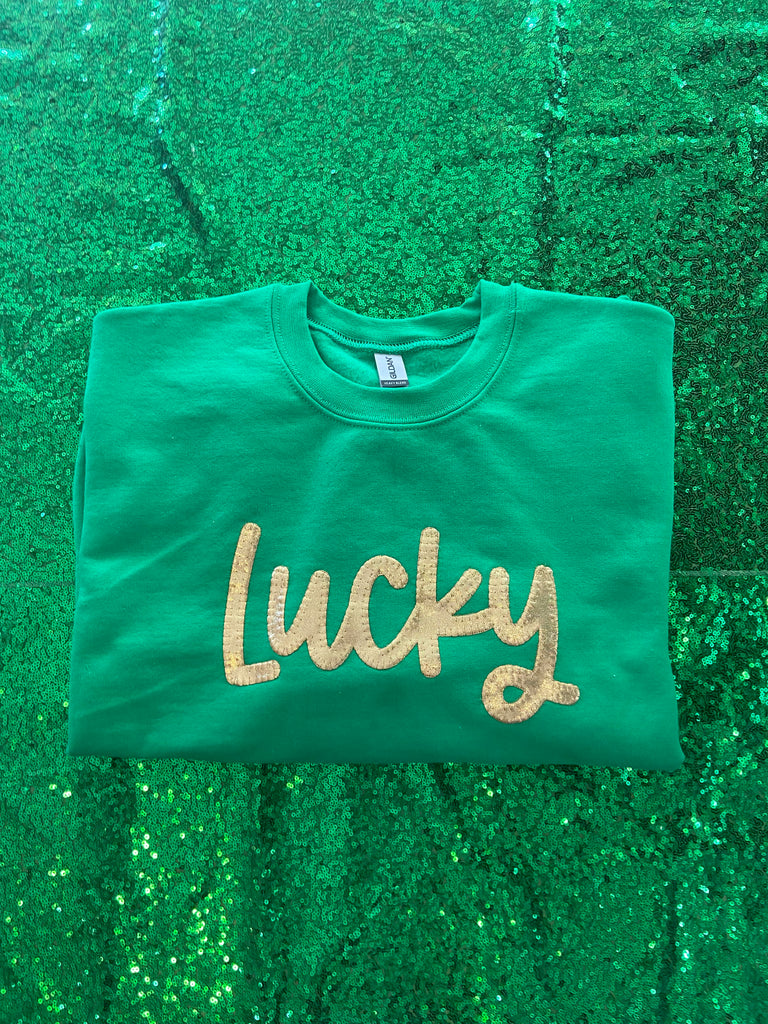 GOLD METALLIC LUCKY - GREEN CREW