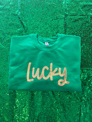 GOLD METALLIC LUCKY - GREEN CREW