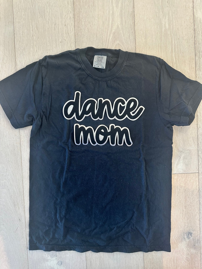 DANCE MOM - BLACK COMFORT COLORS TEE