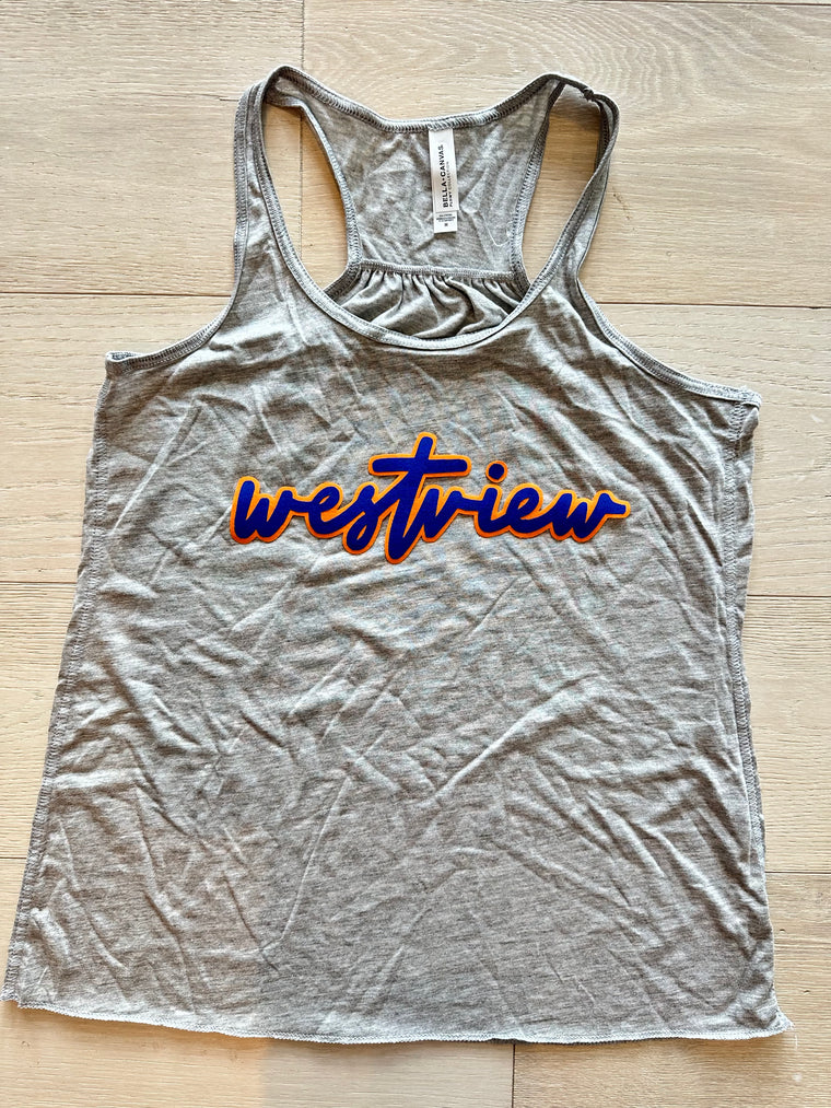 WESTVIEW - GREY RACERBACK TANK