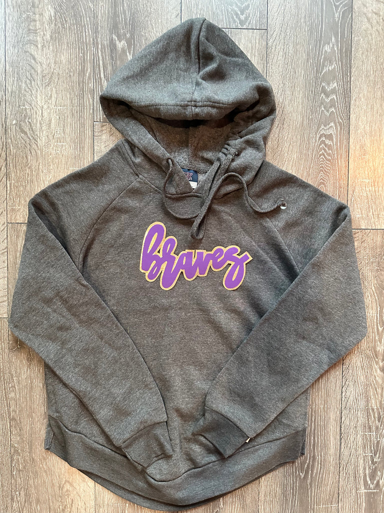 CURSIVE BRAVES - ANGEL FLEECE HOODIE