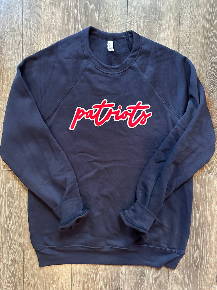 PATRIOTS - NAVY SPONGE CREW
