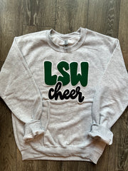 LSW CHEER - GREY CREWNECK
