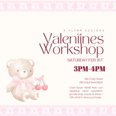 VALENTINES WORKSHOP: 3pm-4pm