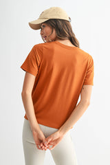 Mono B - Classic Boxy Fit Tee: RED PEAR / S:M:L (2:2:2)