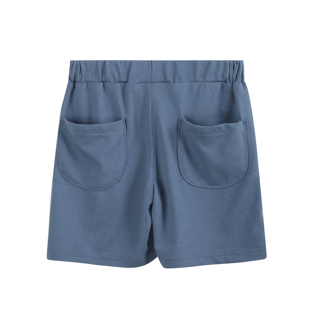 Lil Cactus - Dark Blue Boys Mallard Short: 3T