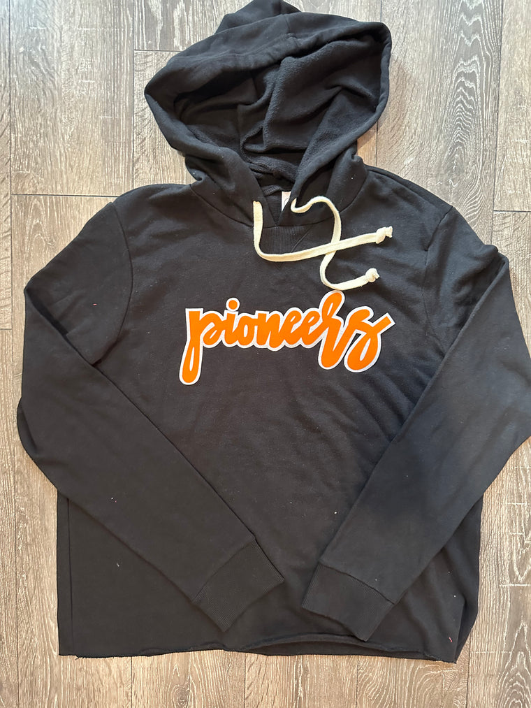 PIONEERS - BLACK LIGHTWEIGHT HOODIE