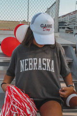 402threads - Nebraska Varsity T-shirt - Pepper: Large