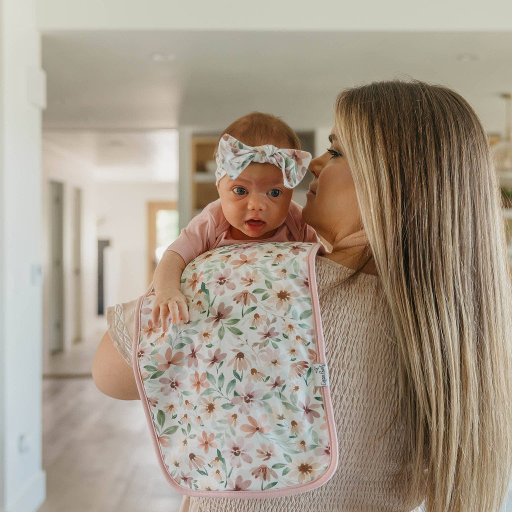 Copper Pearl - 3 Pack Premium Burp Cloths - Natalie