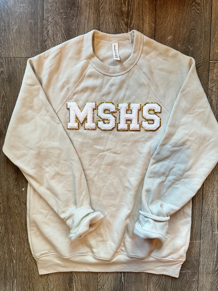 CHENILLE MSHS - IVORY SPONGE CREW