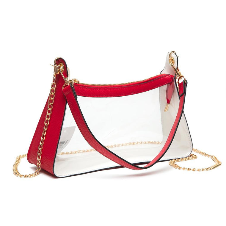 RED CLEAR BAG