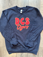 DCS TIGERS - NAVY GILDAN CREW