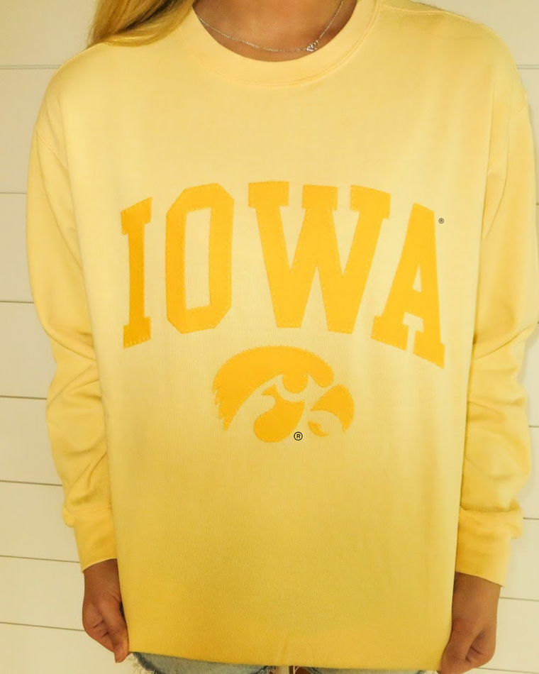 YELLOW MONOCHROMATIC IOWA + TIGERHAWK - YELLOW HAZE CREW