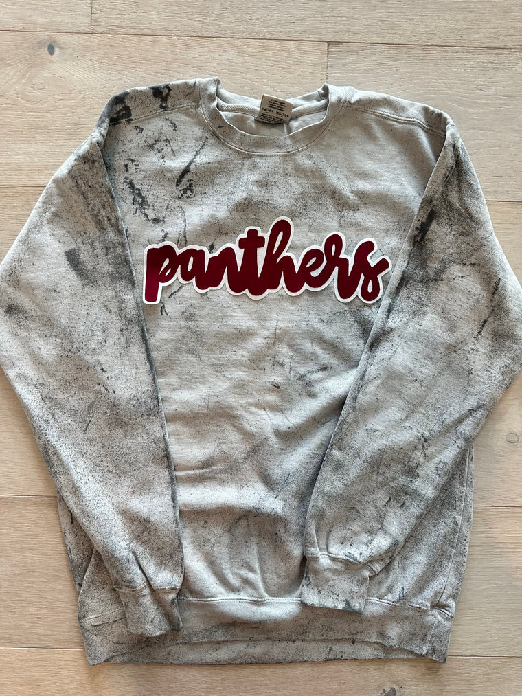 MODERN PANTHERS  - GREY DYED COMFORT COLORS CREWNECK