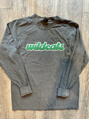 WILDCATS - GREY COMFORT COLORS LONG SLEEVE