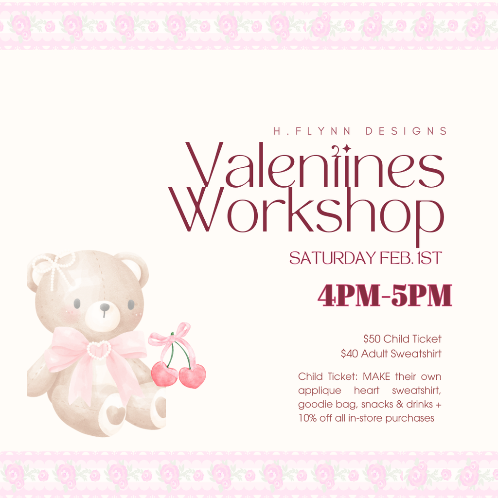 VALENTINES WORKSHOP: 4pm-5pm