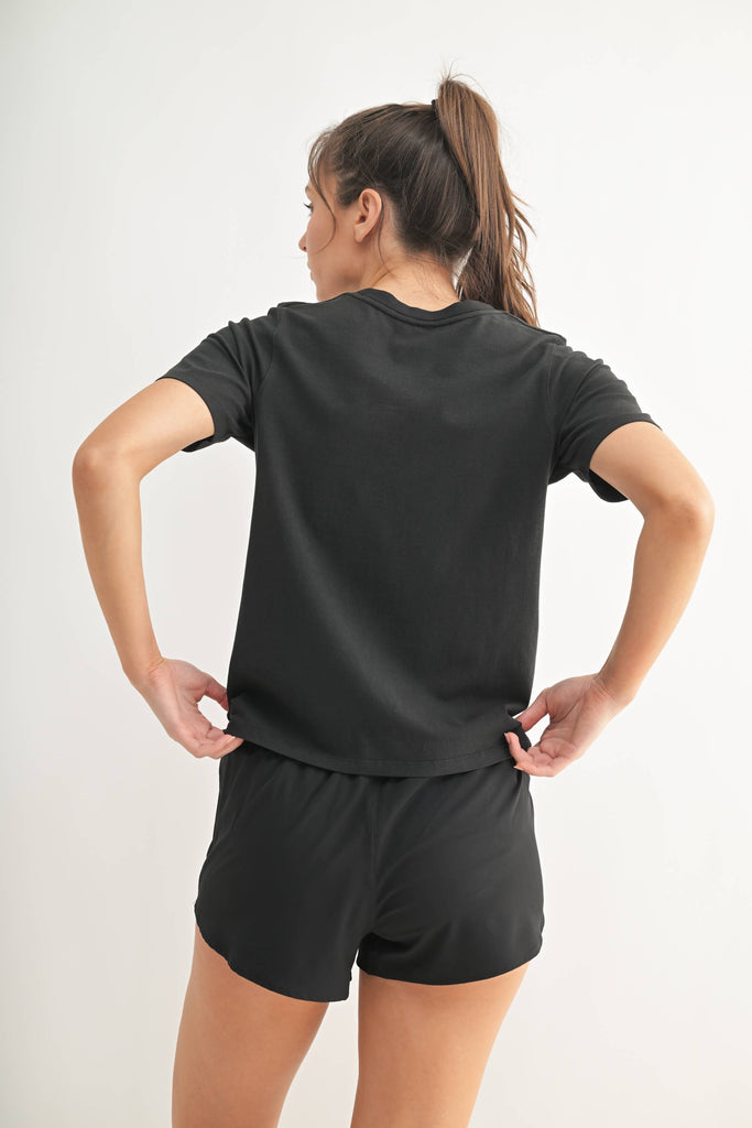 Mono B - Classic Boxy Fit Tee: RED PEAR / S:M:L (2:2:2)