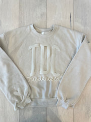 TDC TRUE DANCE CO. + HEART - BONE FLEECE CROP CREW