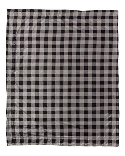 DressesMax - Alpine Fleece Micro Mink Sherpa Blanket 8712: Royal / One Size