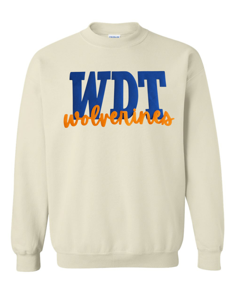 BLUE METALLIC WDT ORANGE WOLVERINES - SAND CREW