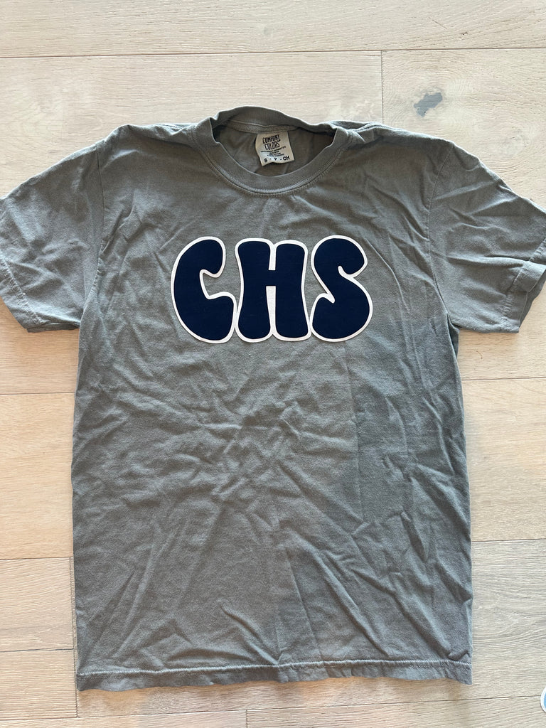 BUBBLE CHS  - GREY COMFORT COLORS TEE (YOUTH + ADULT)