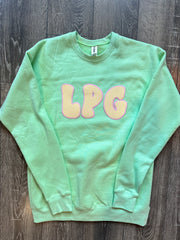 YELLOW/PINK LPG - MINT CREW