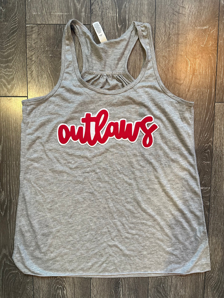 MODERN OUTLAWS - GREY RACERBACK TANK