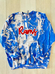 MODERN RAMS - BLUE DYED GILDAN CREW