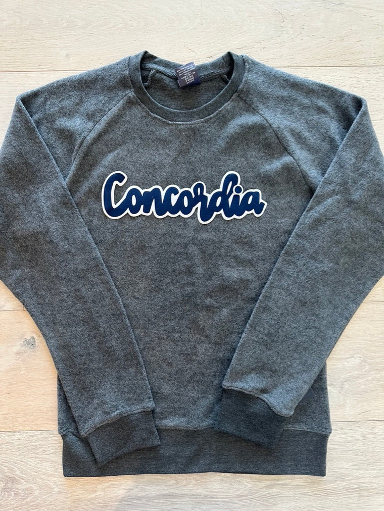 MODERN NAVY/WHITE CONCORDIA - GREY TEDDY CREW