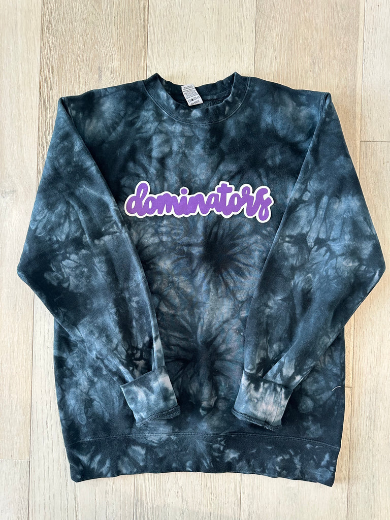 MODERN DOMINATORS - BLACK DYED CREW