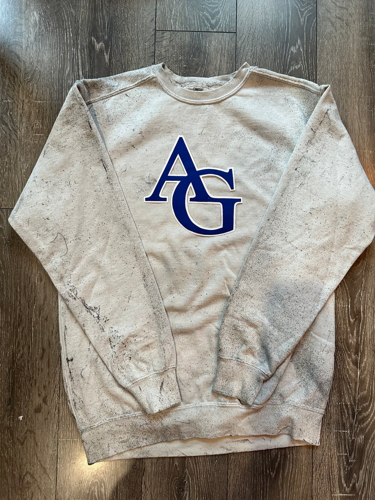 AG - GREY DYED CREW