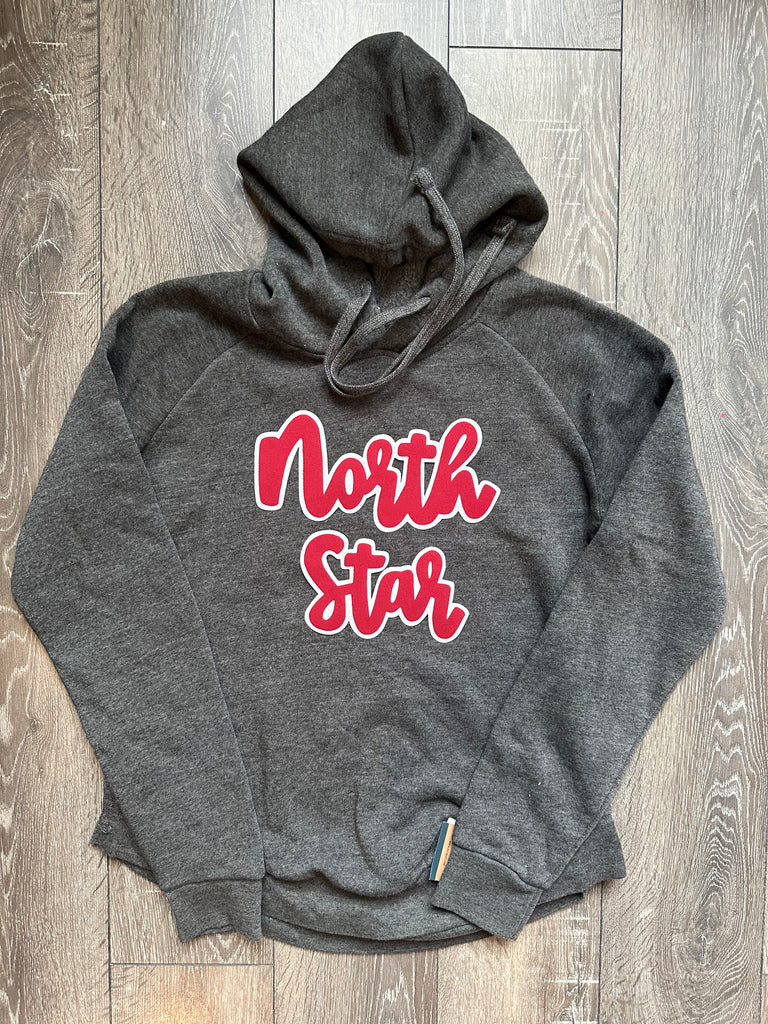 NORTH STAR - GREY ANGEL FLEECE HOODIE