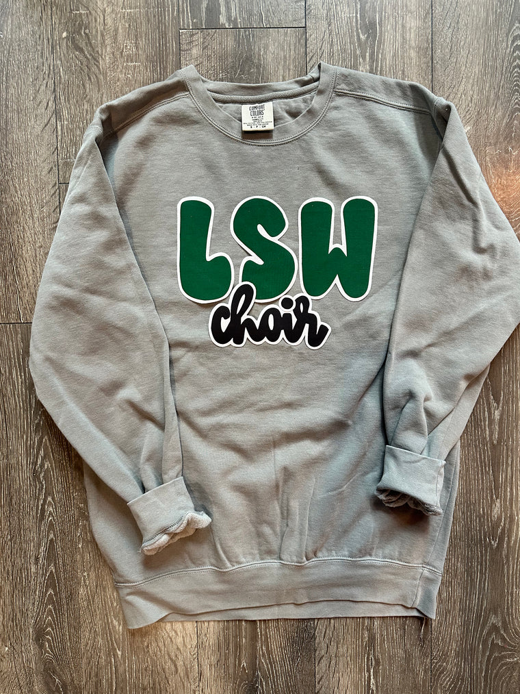 LSW CHOIR - GREY COMFORT COLORS CREW
