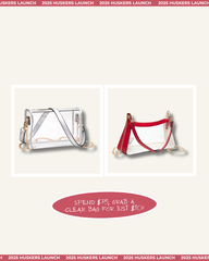 RED CLEAR BAG