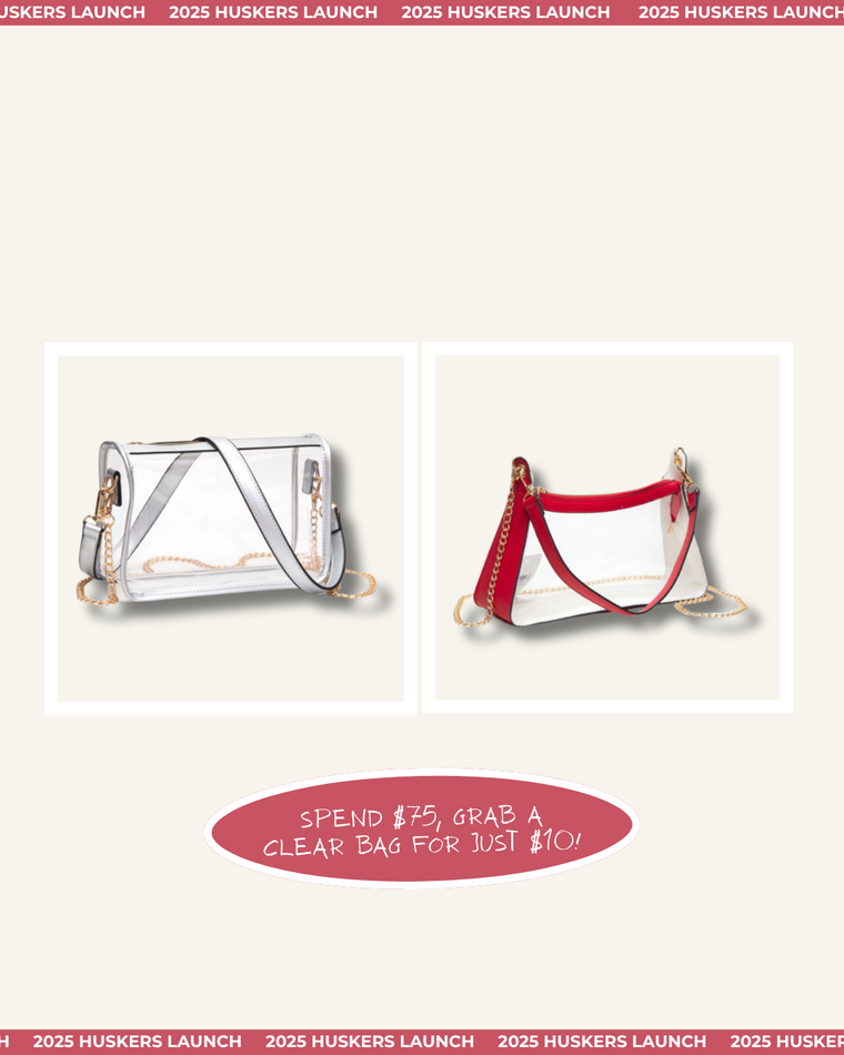 SILVER CLEAR BAG