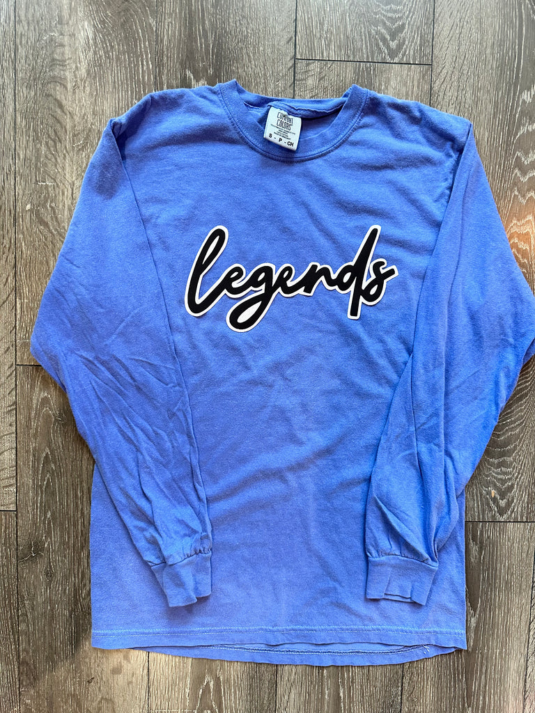 DAINTY LEGENDS - BLUE COMFORT COLORS LONG SLEEVE