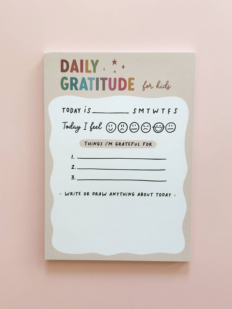 Cherrypick - Daily Gratitude For Kids Notepad